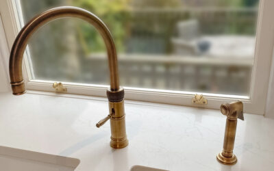 The Finishing Touches: Luxurious patinated brass wastes & accessories for your kitchen